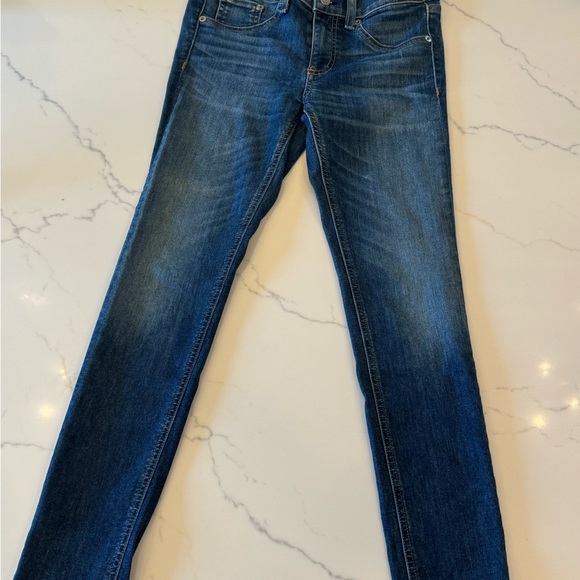 rag & bone Mid Rise Ankle Skinny Jeans in Rae - Picture 6 of 7